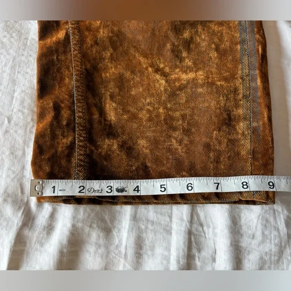 Free People Moxie Burnt Rust Barrel Pants